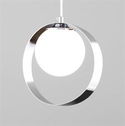 Eurosvet Подвесной светильник со стеклянным плафоном 50205/1 хром a051776 - фото 100079