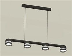 Ambrella Комплект подвесного светильника с акрилом XB9152204/4 SBK/FR черный песок/белый матовый GX53 (C9152, N8478) XB9152204 - фото 100206