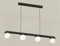 Ambrella Комплект подвесного светильника с акрилом XB9152205/4 SBK/FR черный песок/белый матовый GX53 (C9152, N8402) XB9152205 - фото 100224