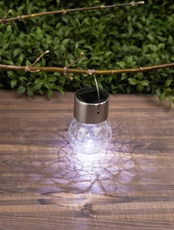 ЭРА Светильник уличный ERASF22-32 подвесной Лампочка на солнечной батарее Б0053384 - фото 100348