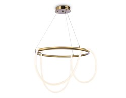 Ambrella Светильник светодиодный подвесной с пультом FL10503 BS латунь 3000K/4200K/6400K 74W D600*1200 (ПДУ РАДИО 2.4G) FL10503 - фото 100536