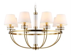 Ambrella Светильник подвесной LH71253/8 BS/WH латунь/белый E14/8 max 40W D870*990 LH71253 - фото 100712