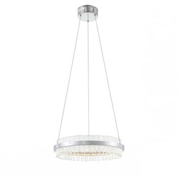 ST LUCE SL383.103.01 Светильник подвесной  Хром/Хром, Прозрачный LED 1*34W SL383.103.01 - фото 100787
