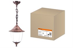 TDM Светильник Прага Эл-11-70М 60 Вт Е27 подвесной медь, прозрачный плафон SQ0330-0530 - фото 100819