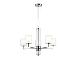 Ambrella Светильник подвесной LH56001/5 СH/FR хром/белый матовый E14*5 max 40W D640*1260 LH56001 - фото 100875