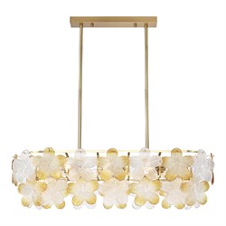 ST LUCE SL6240.203.08 Светильник подвесной золотистый/Прозрачный, янтарный E14 8*60W SL6240.203.08 - фото 100879