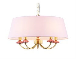 Ambrella Светильник подвесной LH75021/5 GD/PI золото/розовый E14/5 max 40W D550*730 LH75021 - фото 101116