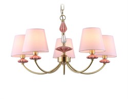 Ambrella Светильник подвесной LH75024/5 GD/PI золото/розовый E14/5 max 40W D700*780 LH75024 - фото 101131