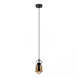 Lussole LOFT Светильник подвесной бронзовый/черный LSP-8568 - фото 101260