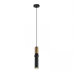 Lussole LOFT Светильник подвесной черный/бронзовый LSP-8571 - фото 101333