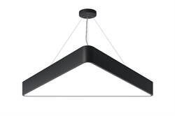 ЭРА Светильник светодиодный Geometria Delta SPO-152-B-40K-048 48Вт 4000К 3500Лм IP40 800*800*80 черный подвесной Б0050577 - фото 101409