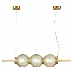 ST Luce SL1155.313.03 Светильник подвесной Латунь/Коньячный E14 3*40W SL1155.313.03 - фото 101415