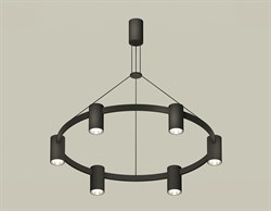 Ambrella Комплект подвесного светильника XB9022151/6 SBK/PSL черный песок/серебро полированное MR16 GU5.3 (С9022, N6112) XB9022151 - фото 101608