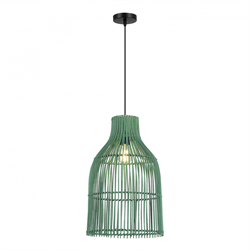 ST LUCE SL1513.503.01 Светильник подвесной Белый/Зеленый E27 1*40W SL1513.503.01 - фото 101625