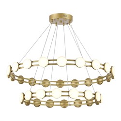 ST LUCE SL6610.203.36 Светильник подвесной золотистый/белый LED 1*70W 4000K SL6610.203.36 - фото 101633