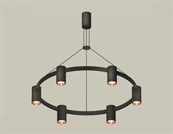 Ambrella Комплект подвесного светильника XB9022153/6 SBK/PPG черный песок/золото розовое полированное MR16 GU5.3 (С9022, N6114) XB9022153 - фото 101638