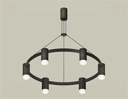 Ambrella Комплект подвесного светильника с композитным хрусталем XB9022200/6 SBK/CL черный песок/прозрачный MR16 GU5.3 (С9022, N6150) XB9022200 - фото 101655