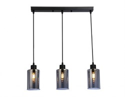 Ambrella Подвесной светильник в стиле лофт TR3698/3 BK/SM черный/дымчатый E27*3 max 40W 560*100*1040 TR3698 - фото 101670