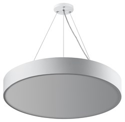 ЭРА Светильник светодиодный Geometria ЭРА Ring SPO-132-W-40K-088 88Вт 4000К 6000Лм IP40 800*800*80 белый подвесной ЛТ Б0058902 - фото 101744