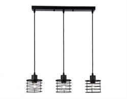Ambrella Подвесной светильник в стиле лофт TR8075/3 BK черный E27*3 max 40W 582*120*1040 TR8075 - фото 101745