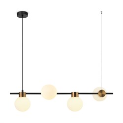 Freya Modern Gatsby Подвесной светильник Черный FR5232PL-04B - фото 102070