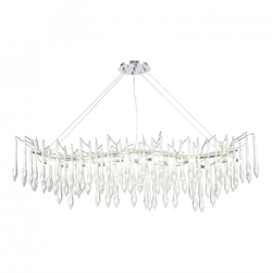 ST LUCE SL1660.113.12 Светильник подвесной Хром/Хром, Прозрачный G9 12*5W 4000K SL1660.113.12 - фото 102233