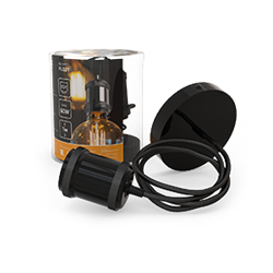 Gauss Светильник подвесной PL021 черный E27, 1 м, 1/40 PL021 - фото 102684