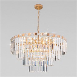 Eurosvet 10130/10 / подвесной светильник / золото/прозрачный хрусталь Strotskis a060643 a060643 - фото 102739