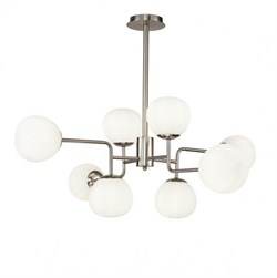 Maytoni Modern Erich Никель Подвесной светильник E14 40W MOD221-PL-08-N - фото 102764