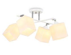Ambrella Светильник подвесной TR303083/4 WH/CH/FR белый/хром/белый матовый E27/4 max 40W 620*620*260 TR303083 - фото 102837