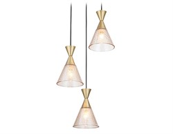 Ambrella Подвесной светильник TR3175/3 BK/GD черный/золото E27/3 max 60W D360*1000 TR3175 - фото 102838