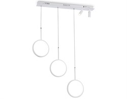 Ambrella Светильник светодиодный подвесной с пультом FL5277/3+2 WH белый 59W 3000K/4200K/6400K+4200K 800*20*1200 (ПДУ ИК) FL5277 - фото 102895