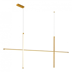 ST Luce SL6207.203.50 Светильник подвесной Матовое золото LED 1*50W 3000K SL6207.203.50 - фото 102941