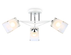 Ambrella Светильник подвесной TR303071/3 WH/CH/FR белый/хром/белый матовый E27/3 max 40W D560*250 TR303071 - фото 102977