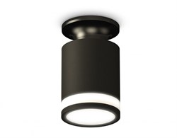 Ambrella Комплект накладного светильника XS6302113 SBK/PBK/FR черный песок/черный полированный/белый матовый MR16 GU5.3 (N6902, C6302, N6221) XS6302113 - фото 103109