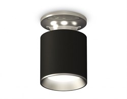 Ambrella Комплект накладного светильника XS6302120 SBK/PSL черный песок/серебро полированное MR16 GU5.3 (N6903, C6302, N6104) XS6302120 - фото 103118
