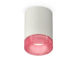 Ambrella Комплект накладного светильника с композитным хрусталем XS7423003 SGR/PI серый песок/розовый MR16 GU5.3 (C7423, N7193) XS7423003 - фото 103120