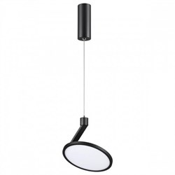 Novotech 358350 OVER NT20 054 черный Светильник накладной, длина провода 1м IP20 LED 4000K 18W 85-265V HAT 358350 - фото 103207