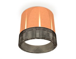 Ambrella Комплект накладного светильника с композитным хрусталем XS8122021 PPG/BK золото розовое полированное/тонированный GX53 (C8122, N8484) XS8122021 - фото 103266