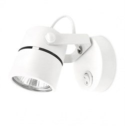 Ambrella Накладной поворотный светильник с выключателем TA100 WH белый GU10 D80*130*D60 TA100 - фото 103283