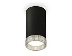 Ambrella Комплект накладного светильника с композитным хрусталем XS8162010 SBK/CL черный песок/прозрачный GX53 (C8162, N8480) XS8162010 - фото 103301