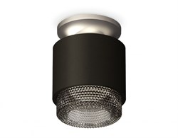 Ambrella Комплект накладного светильника с композитным хрусталем XS7511102 SBK/MCH/BK черный песок/хром матовый/тонированный MR16 GU5.3 (N7928, C7511, XS7511102 - фото 103327