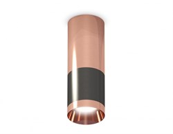 Ambrella Комплект накладного светильника XS6303060 DCH/PPG черный хром/золото розовое полированное MR16 GU5.3 (C6303, C6326, A2010, N6135) XS6303060 - фото 103352