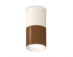 Ambrella Комплект накладного светильника XS6304060 SCF/SWH кофе песок/белый песок MR16 GU5.3 (C6304, C6301, A2010, N6101) XS6304060 - фото 103469