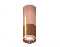 Ambrella Комплект накладного светильника XS6304090 SCF/PPG кофе песок/золото розовое полированное MR16 GU5.3 (C6304, C6326, A2010, N6135) XS6304090 - фото 103483