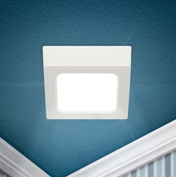 ЭРА Светильник светодиодный ЭРА LED 20-18-6K накладной квадратный 18Вт 6500К Б0057454 - фото 103490