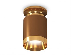 Ambrella Комплект накладного светильника XS6304130 SCF/PYG кофе песок/золото желтое полированное MR16 GU5.3 (N6905, C6304, N6134) XS6304130 - фото 103509