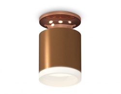 Ambrella Комплект накладного светильника XS6304152 SCF/PPG/FR кофе песок/золото розовое полированное/белый матовый MR16 GU5.3 (N6906, C6304, N6245) XS6304152 - фото 103526