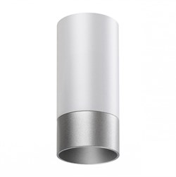 Novotech 370866 OVER NT22 белый/серебро Светильник накладной IP20 GU10 9W 220V SLIM 370866 - фото 103528