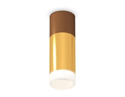 Ambrella Комплект накладного светильника XS6327062 PYG/SCF/FR золото желтое полированное/кофе песок/белый матовый MR16 GU5.3 (C6304, A2010, C6327, N62 XS6327062 - фото 103588